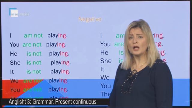 Anglisht 3 - Grammar: Present continuous