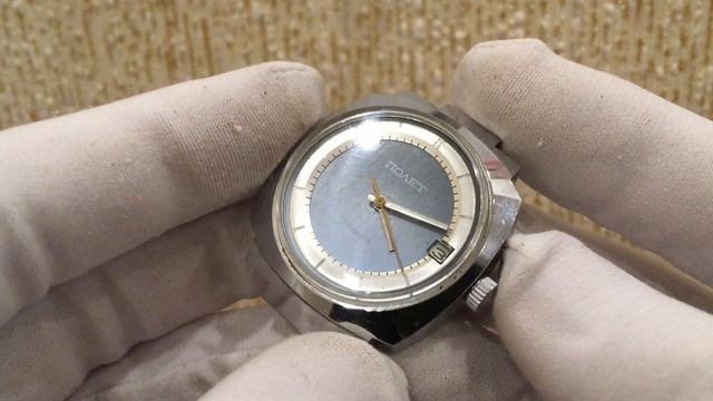 Часы Полет 17 камней мех  SU экспорт на ходу clock poljot