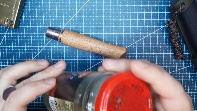 Мое мнение и пропитка деревянной ручки Opinel 9. Опинель и льняная олифа.