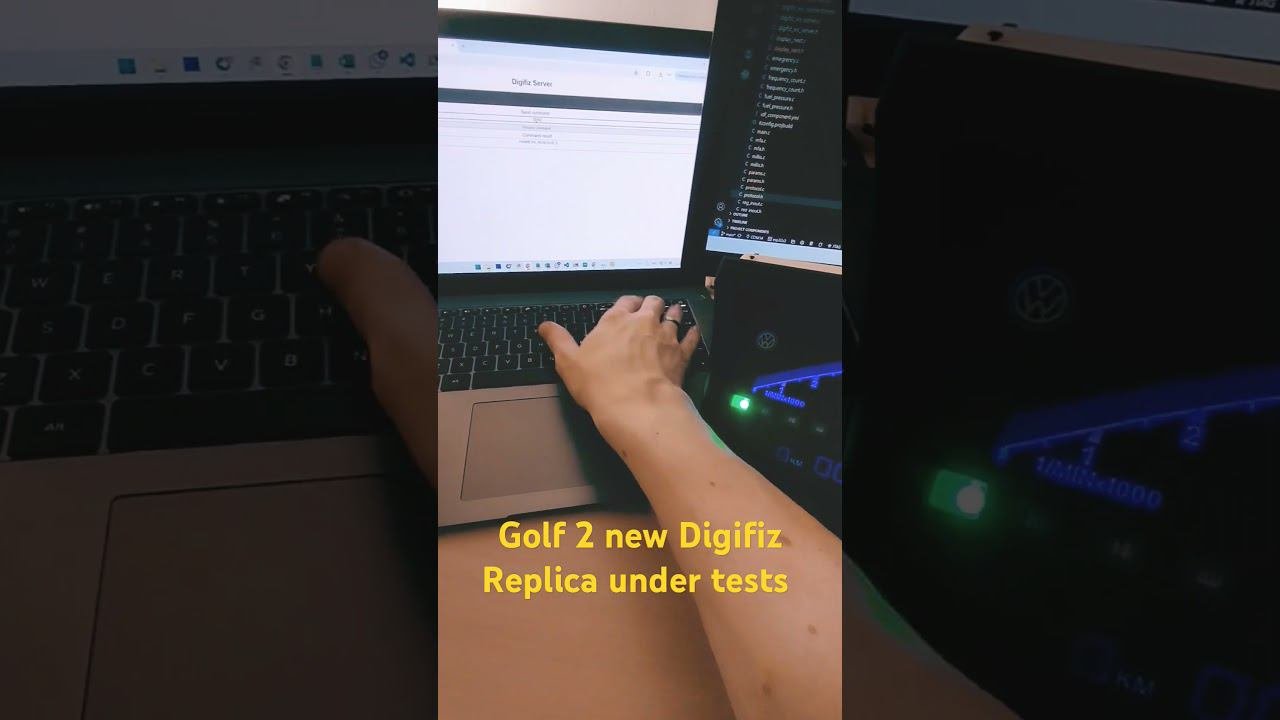 New Digifiz Replica colors testing Digifiz Golf Jetta mk2 mk2golf mk1 volkswagen
