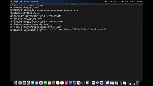 How to set up and update a Team GitHub Repo for your FTC Team