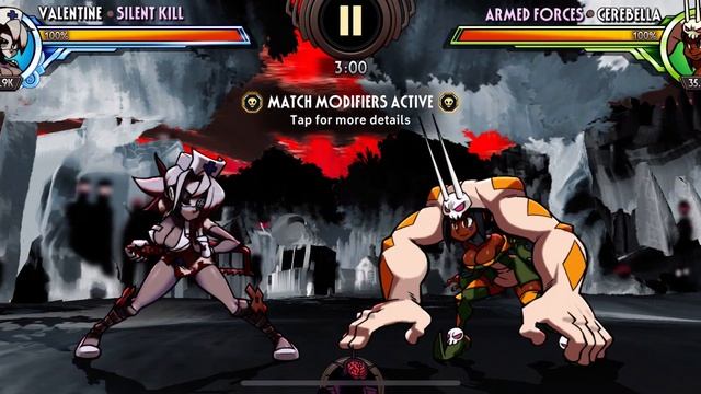 Skullgirls Mobile - Air OK Checkmate Incision Rules! First Run of the Return of Holodeck Hazards