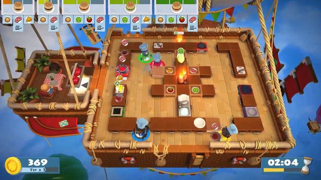 Let's Play "Overcooked 2!" 4-Player Co-Op [Episode 9]