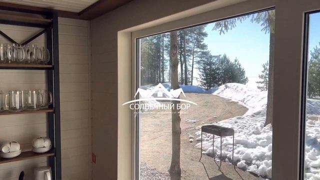 Видеообзор на баню внутри «Солнечный бор»