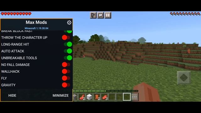 Minecraft PE Mod Menu v1.19.30 Free for Android+PC