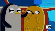 Adventure Time Gunter molests Jake