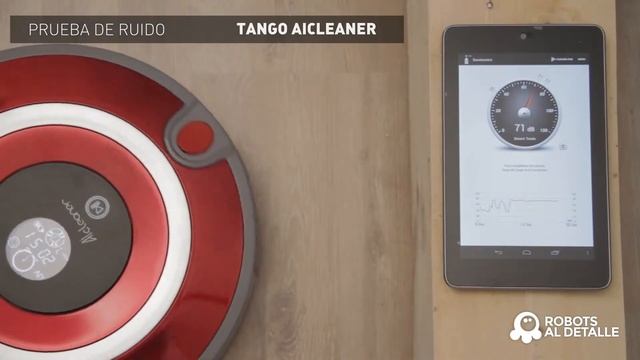 Робот-пылесос Tango Aicleaner тест уровня шума