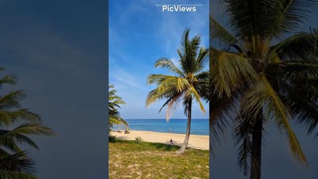 Пляж Карон. Курорт Пхукет. Таиланд. 10 января 2024. Погода жаркая, высокий сезон. Пляж море сегодня
