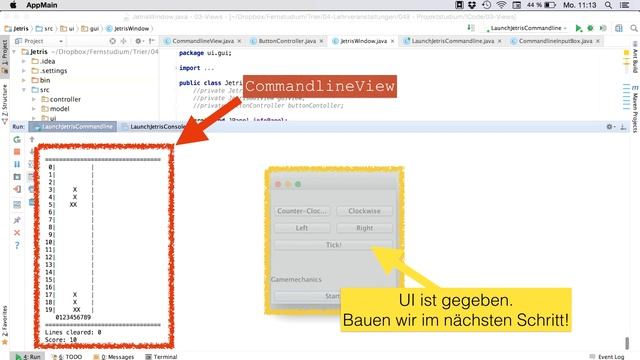 FUN mit FOPT #08 - Ein Tetris-Clon in Java - Die View-Komponente (1/4)