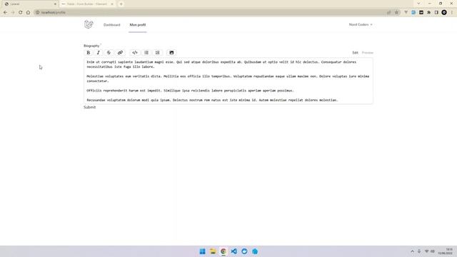 Créer un CV Builder avec Laravel et FilamentPHP