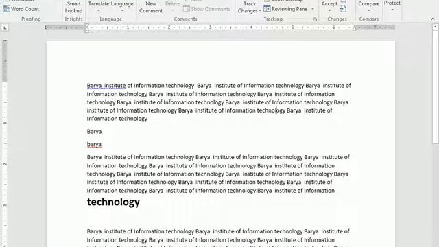 Microsoft Word 2016 Lecture-24, Track Changes and Compare and Combine Documents