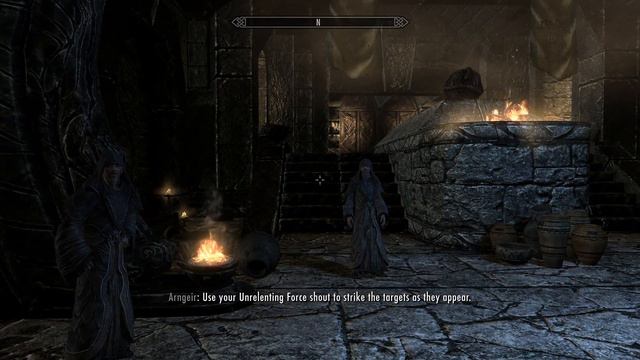 Skyrim - 7000 steps to high hrothgar. Spanish audio with English subtitles - Part 6 (no commentary)