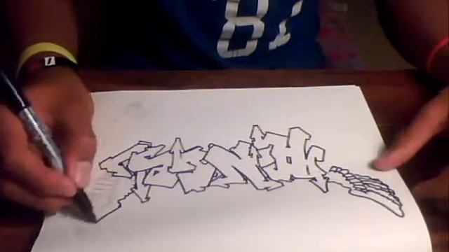 graffiti sketch