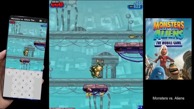 เกมเก่า Monsters vs  Aliens part 1