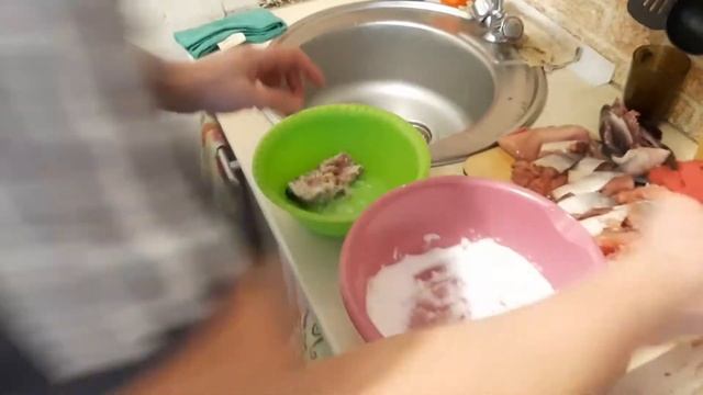 Солим горбушу пяти минутку???