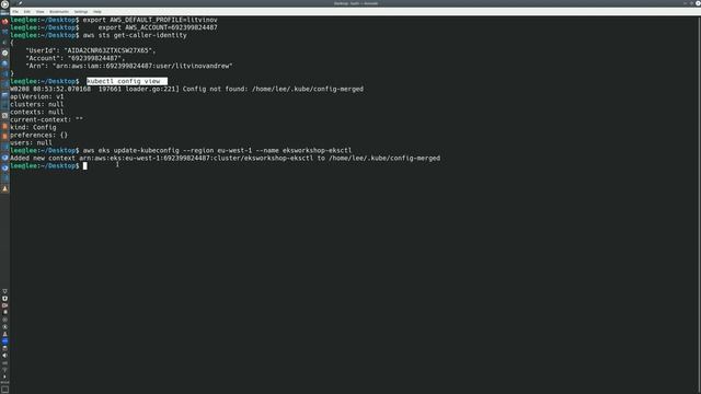 Access to AWS kubernetes cluster from local