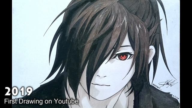 My ART Progress in 10 YEARS - Age 10 to 20 (ANIME Drawing Compilation)