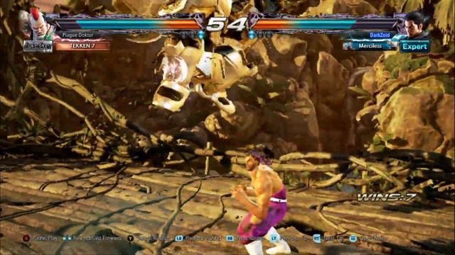 Poking my way out of a 4 lose streak in Tekken 7 online