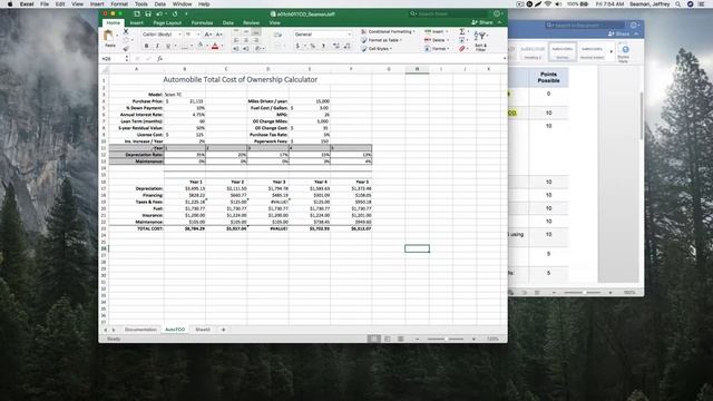 Module Lab 4/6 For Introduction to Excel