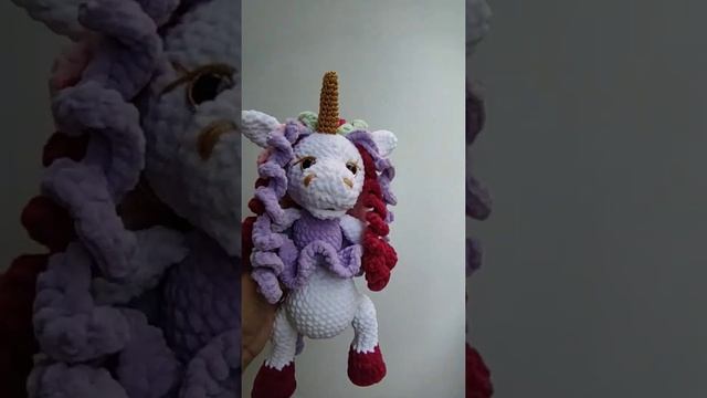 Единорожка крючком#амигуруми #amigurumi
