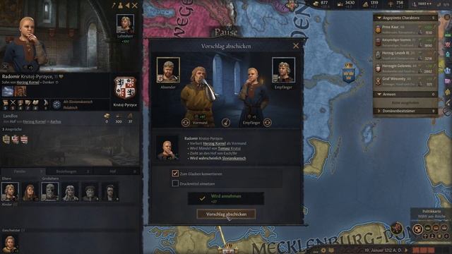 Let's Play Crusader Kings 3: #85: Das Heiligtum Arkona (Slawisches Mecklenburg / Rollenspiel)