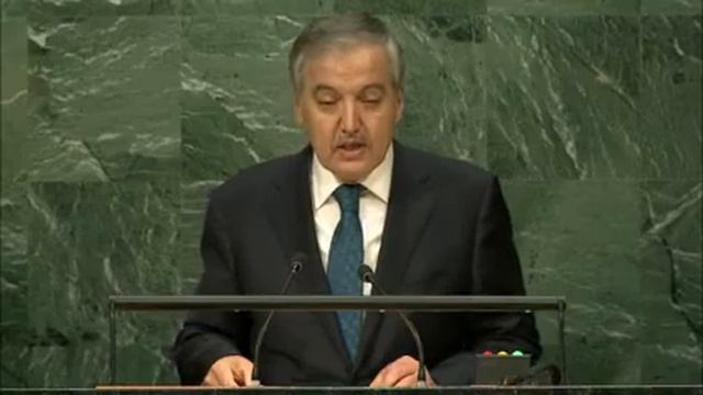 Выступление министра иностранных дел Таджикистана