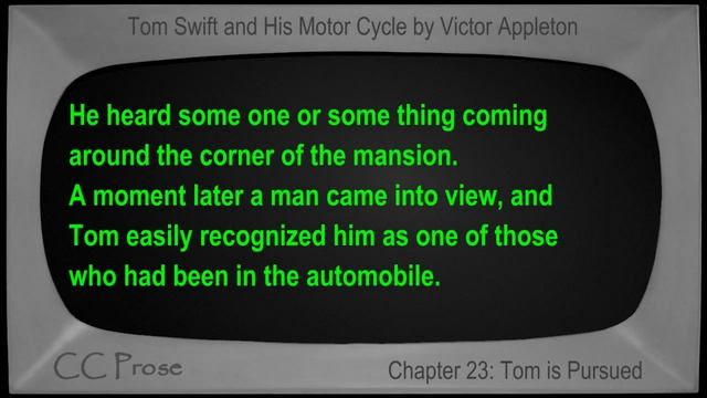 Chapter 23 - Tom Swift and His Motor Cycle by Victor Appleton
