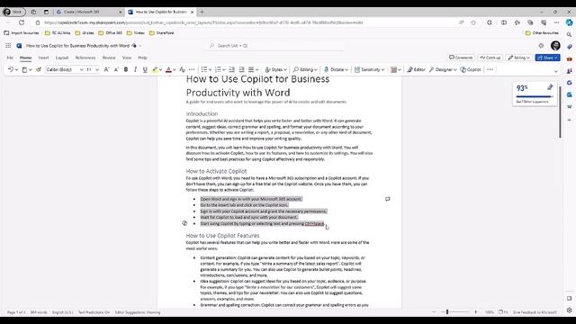 How To Create a Professional Draft Document in Word With Copilot