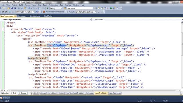 Part 159   TreeView control in asp net