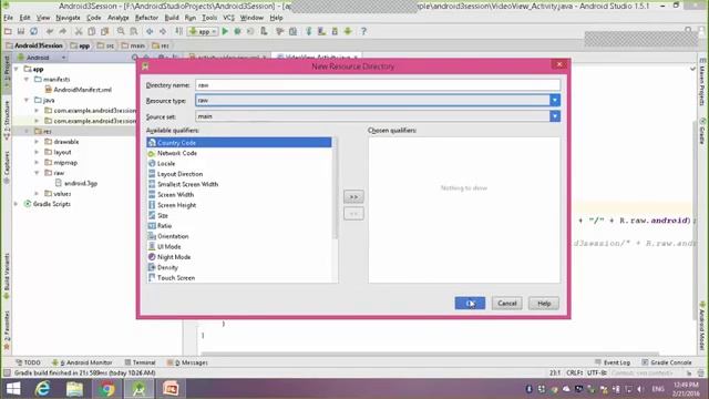 09 Using SearchView, VideoView and TabHost Containers