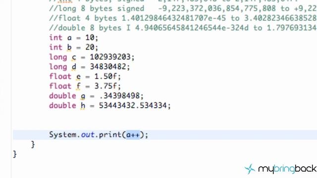 Learn Java Tutorial 1.13- Basic Math Operators