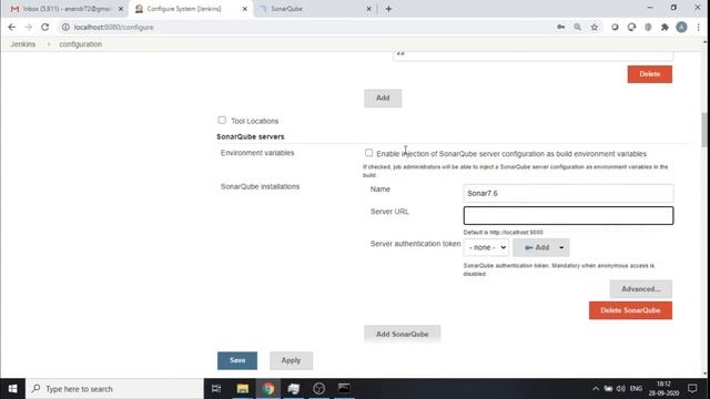 Jenkins SonarQube Integration