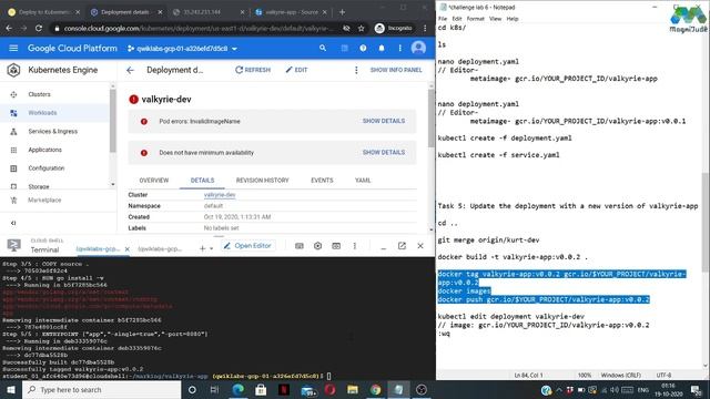 Deploy to Kubernetes in Google Cloud: Challenge Lab || Qwiklabs || Google Cloud Platform || GSP318