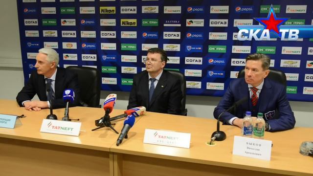 Финал Кубка Гагарина. Матч первый. Пресс-конференция
