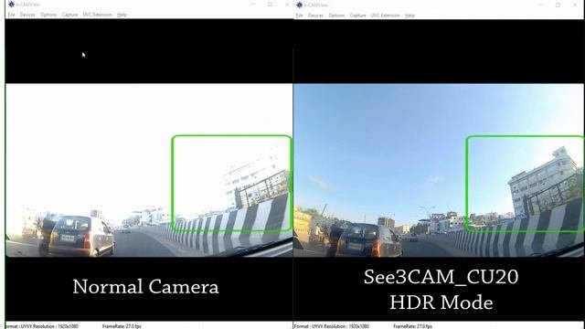 HDR camera comparison: See3CAM_CU20 vs Other HDR cameras  High Dynamic Range HDR  e-con Systems