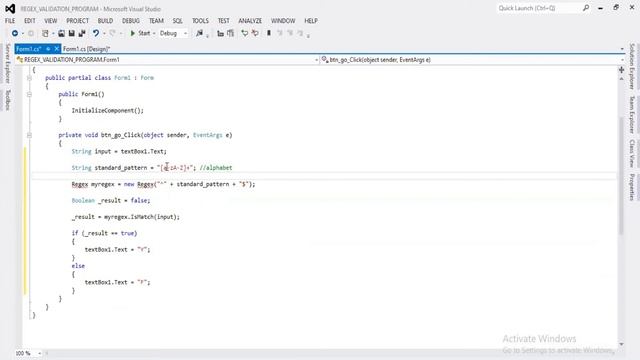 Lecture 6|COMPILER DESIGN| REGEX VALIDATION PROGRAM| REGEX C#|  IMPLEMENT REGULAR EXP | HINDI| URDU