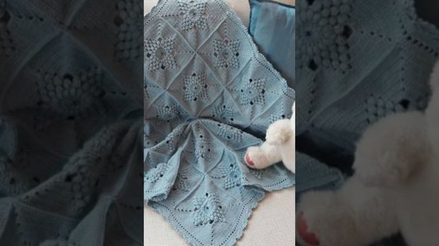 Вязаные детские пледы (идеи из интернета).