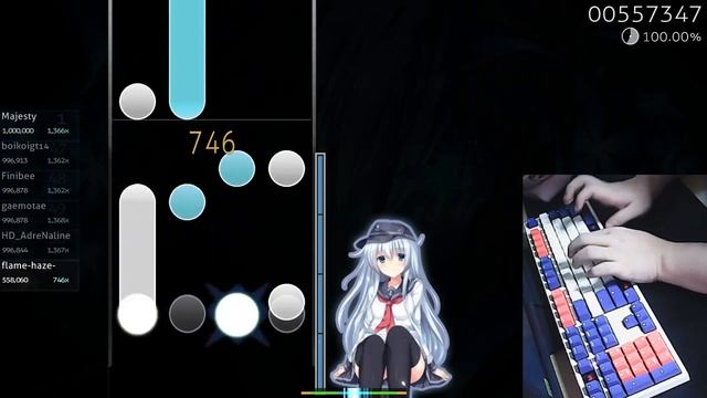 『osu!mania』 Eve - Avant 100%(997.1k) ★3.96