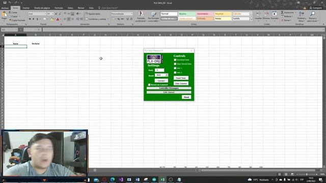 Sensor Ultrasónico datos a Excel