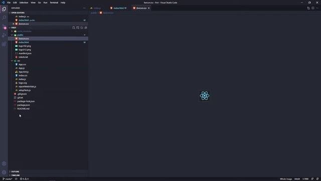 4: ReactJS Hello World Program  React Folder Structure 