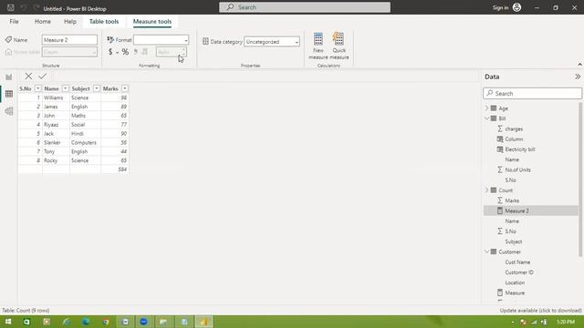 Free Power BI Training Class 11 DAX FUNCTIONS PART 1 ||  Contact +91 9902590140