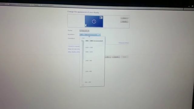 MacBook Pro 15" Retina bootcamp Windows 7 resolution problem