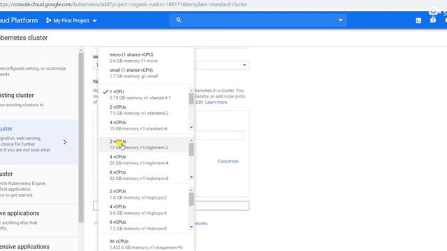 Google Cloud Tutorial -9 -Creating Kubernetes Cluster in Google Kubernetes Engine(GKE)