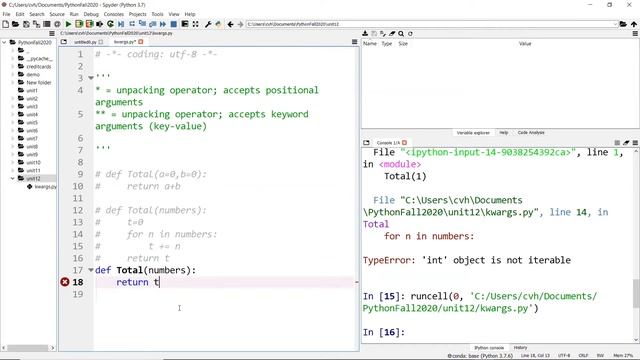 Python: Unpacking Operator *args