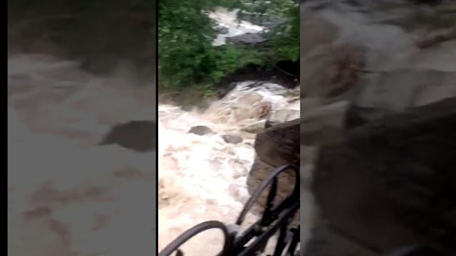 Река Каменка вЧелябинской области вышла из берегов
