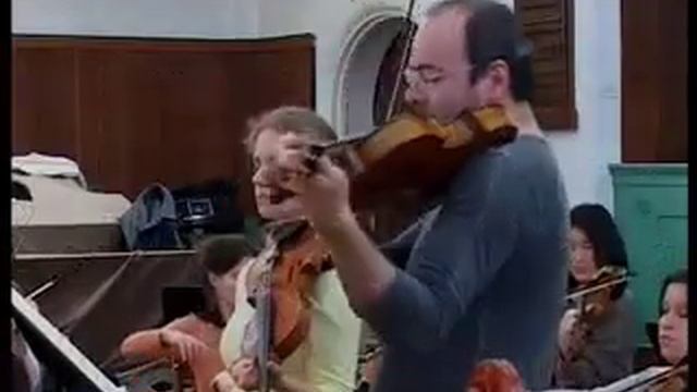 Julia Fischer and Gordan Nikolic record Mozart K364  part1