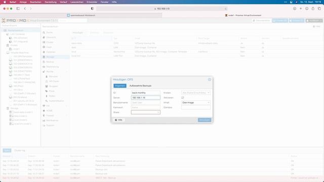 Proxmox Backup Einrichten - Ganz easy VM's & Container auf NAS sichern. Schritt für Schritt