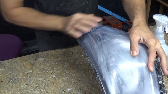 Полировка фары