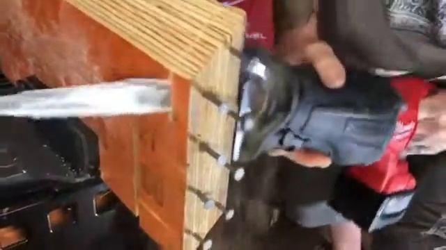 [Quick Demo] Milwaukee 2721-20 in Nail Embedded Wood (M18 FUEL SAWZALL Reciprocating Saw w/ ONE-KEY