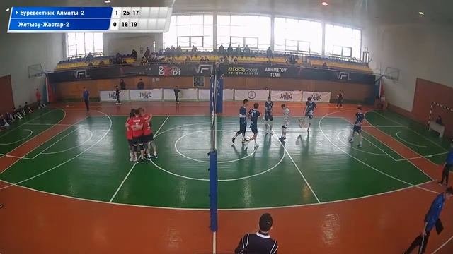 Буревестник-Алматы-2-Жетысу Жастар-2 ВОЛЕЙБОЛ  ЕРЛЕР 1 тур І Жоғарғы лигасы ДублерыU-21 Ора